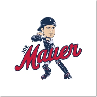 Joe Mauer Caricature Posters and Art